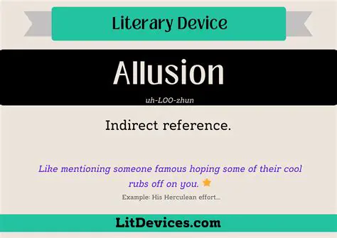 The Allusion in Literature