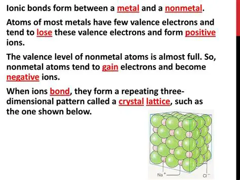 The Attraction between Metal and Nonmetal Ions