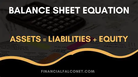 The Balance Sheet Equation