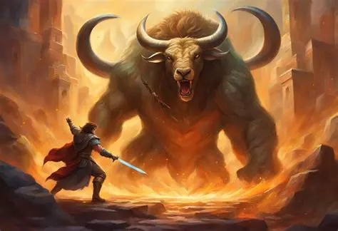 The Battle with the Minotaur