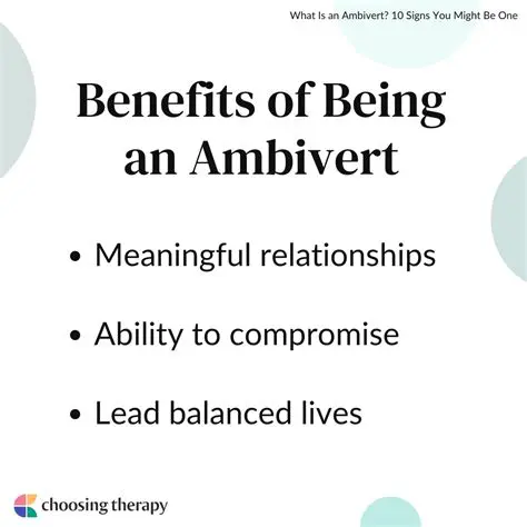 The Benefits of Being an Ambivert
