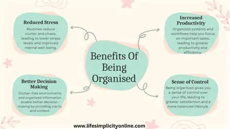 The Benefits of Being Organised