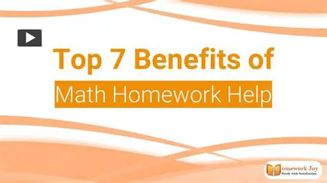 The Benefits of Math Homework