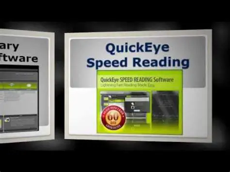 The Benefits of QuickEye SPEED READING