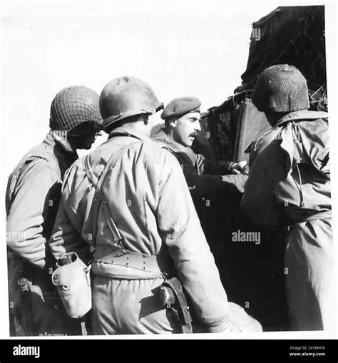 The British and American troops