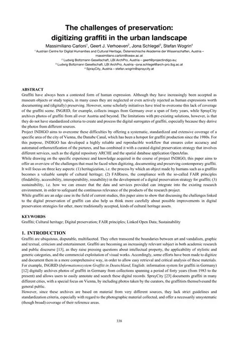 The Challenges of Preservation