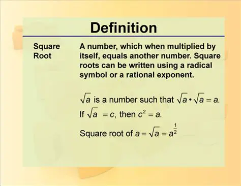 The Classical Definition of Square Root