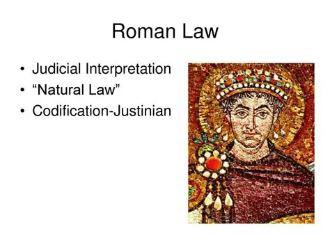 The Codification of Roman Law