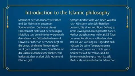 The Concept of Islamic Philosophy