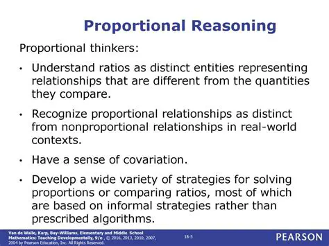 The Concept of Proportional Reasoning