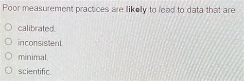 The Consequences of Poor Measurement Practices