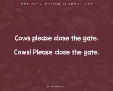 The Consequences of Punctuation Errors