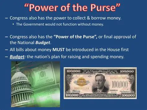 The Constitution and the Power of the Purse