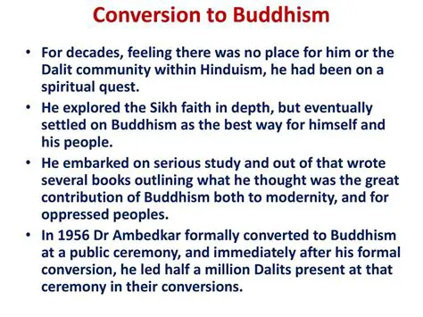 The Conversion to Buddhism