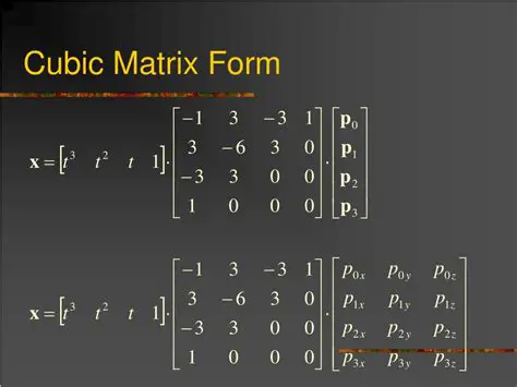 The cubic matrix polynomial
