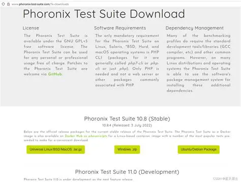 The Current Status of Phoronix Test Suite in the Repositories