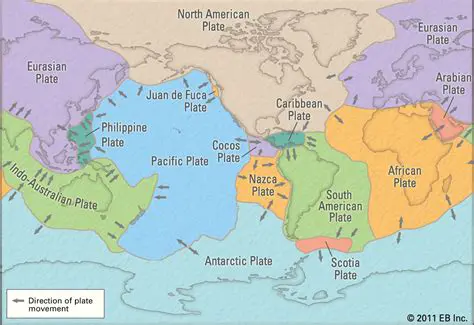 The Direction of the Pacific Plate