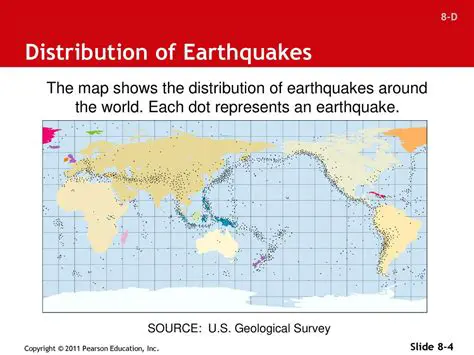 The Distribution of Earthquakes Around the World