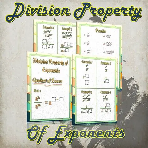 The Division Property of Exponents