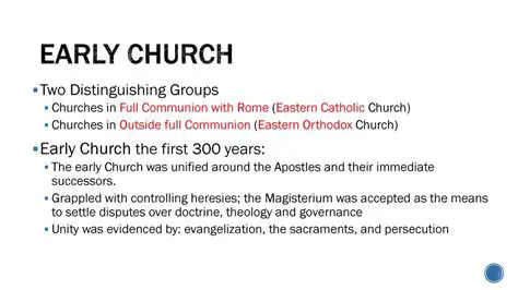 The Early Days of Ecumenism