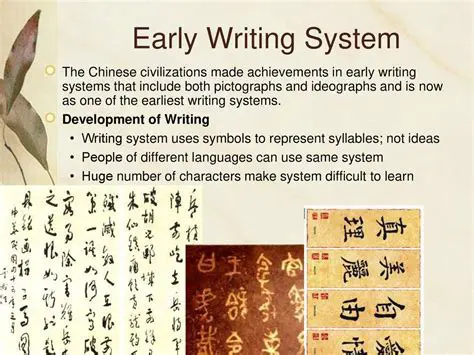 The Early Introduction of Chinese Writing System