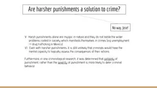 The Effectiveness of Harsher Punishments
