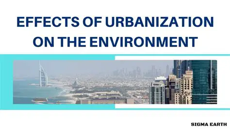 The Effects of Urbanization on Land Resources