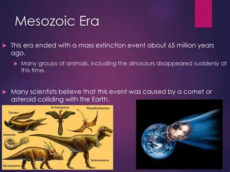 The End of the Mesozoic Era