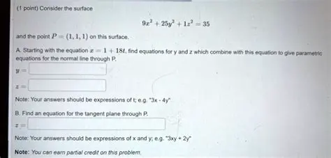 The Equation and the Point P