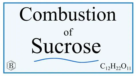 The Equation of Sucrose Combustion