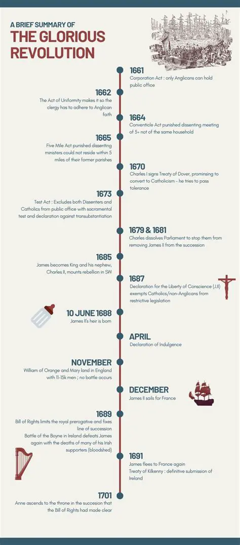 The Events Leading Up to the Glorious Revolution