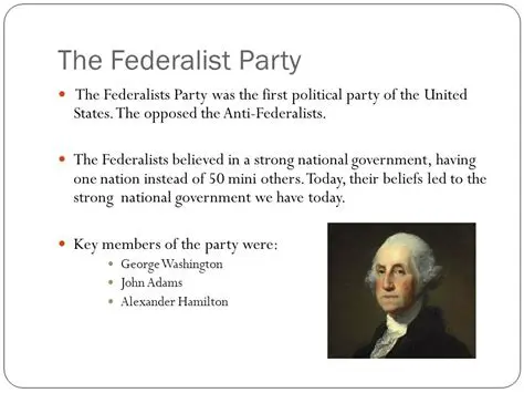 The Federalist Party and its Goals