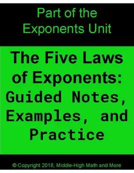 The Five Laws of Exponents