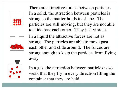 The Forces Between Particles in a Solid