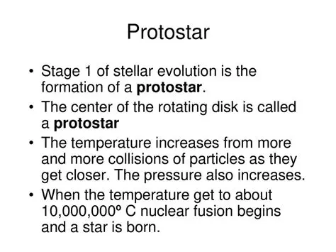 The Formation of a Protostar
