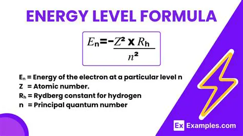 The Formula for Energy Requirements