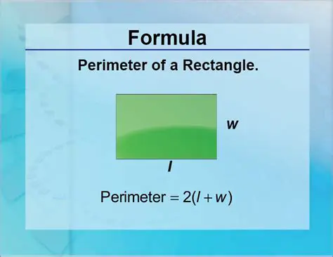 The Formula for the Perimeter of a Rectangle