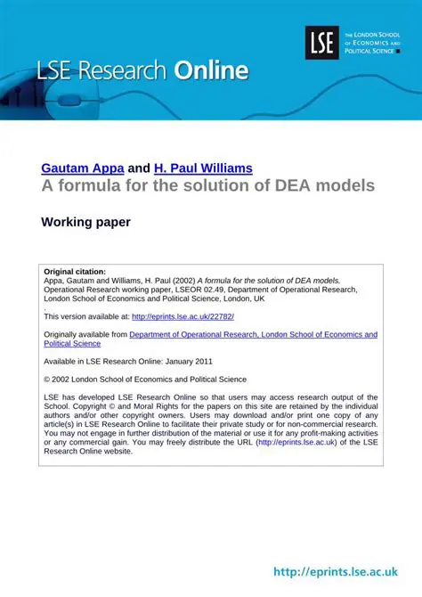 The Formula for the Solution