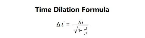 The Formula for Time Dilation
