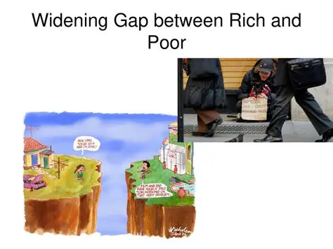 The Gap Between Rich and Poor Was Widening