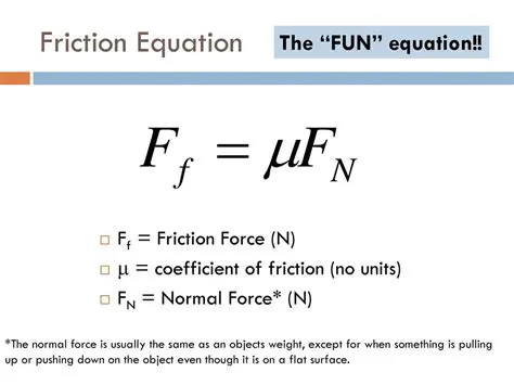 The General Equation for Friction