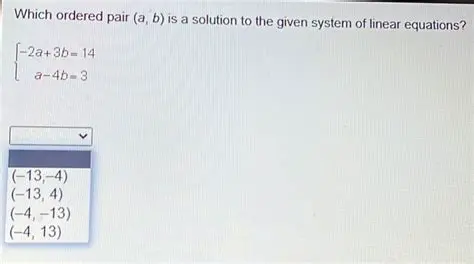 The Given System of Linear Equations