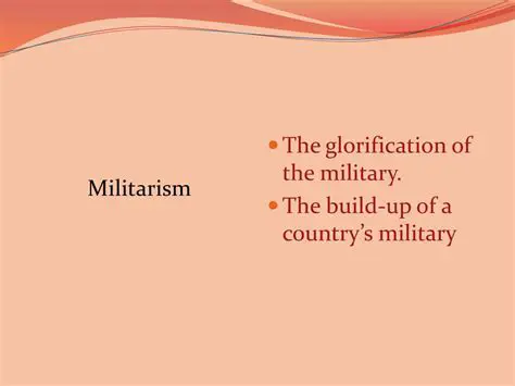 The Glorification of the Military