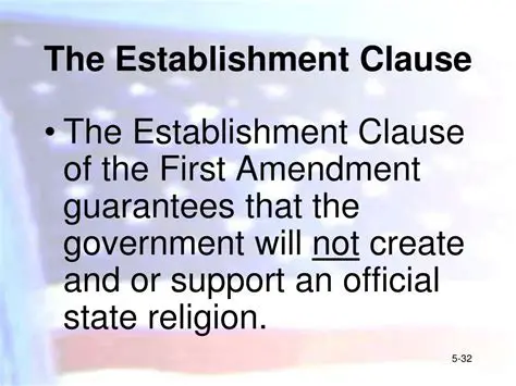 The History of the Establishment Clause