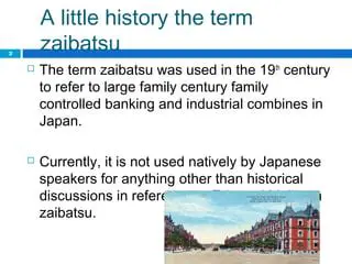 The History of Zaibatsu in Japan