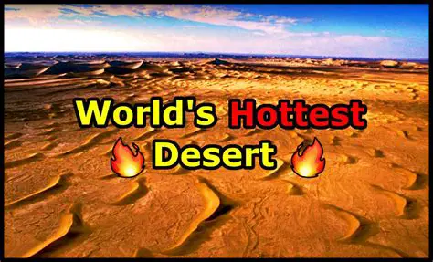 The Hottest Deserts on Earth