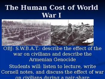 The Human Cost of World War I