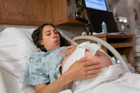 The idea of a woman crying out in childbirth was seen as unbecoming and even shameful