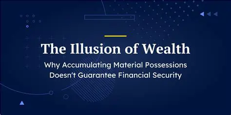 The Illusion of Wealth and Pleasure