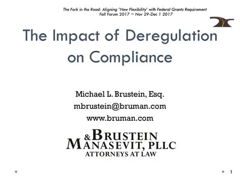 The Impact of Deregulation